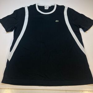 Vintage LACOSTE SPORT Mens Sz 6 - XL T SHIRT Sz Mens 6 Black